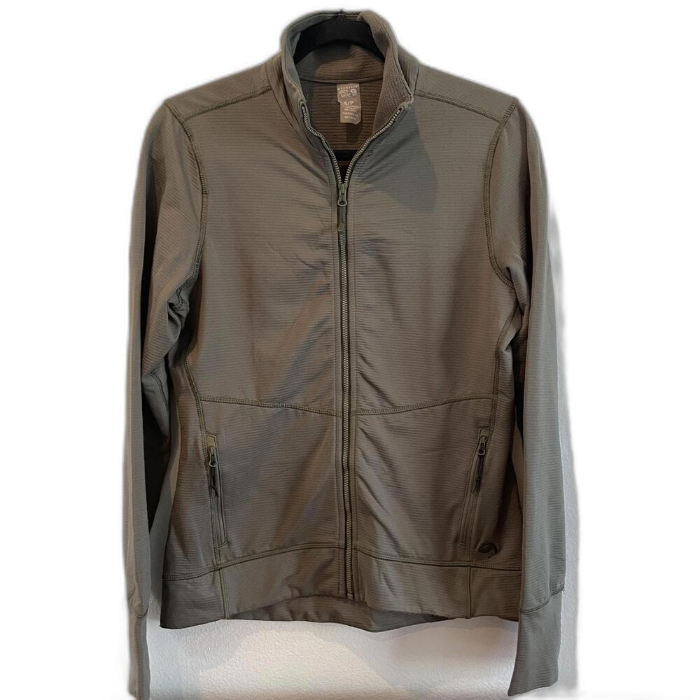 Mountain Hardwear Women's Gray Zip Jacket - Lightweight & Versatile